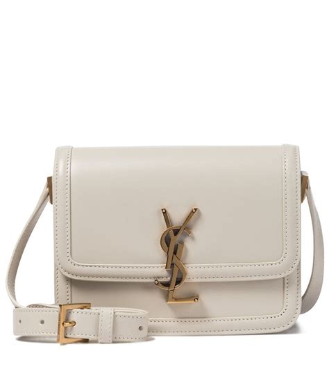 ysl solferino beige|SAINT LAURENT Solferino small leather shoulder bag .